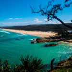 Blaues Wasser auf Straddie