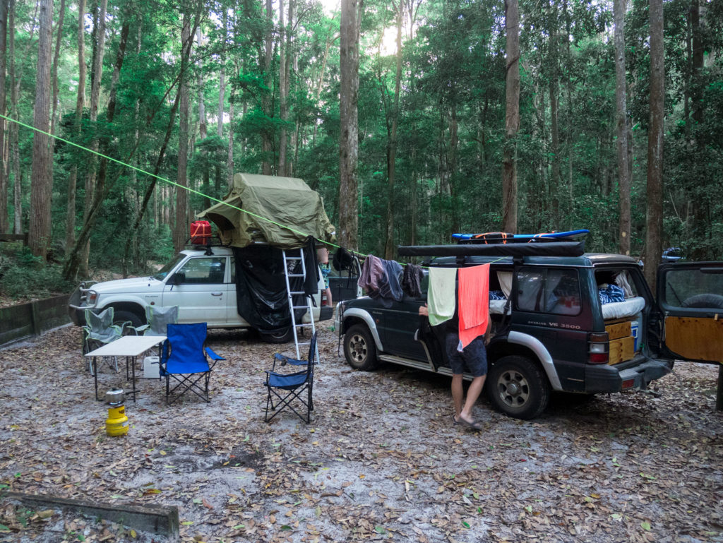 Central Station auf K'Gari (Fraser Island) - perfekt um eine Nacht dort zu verbringen.