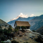 Eine Berghuette an unserem Basecamp