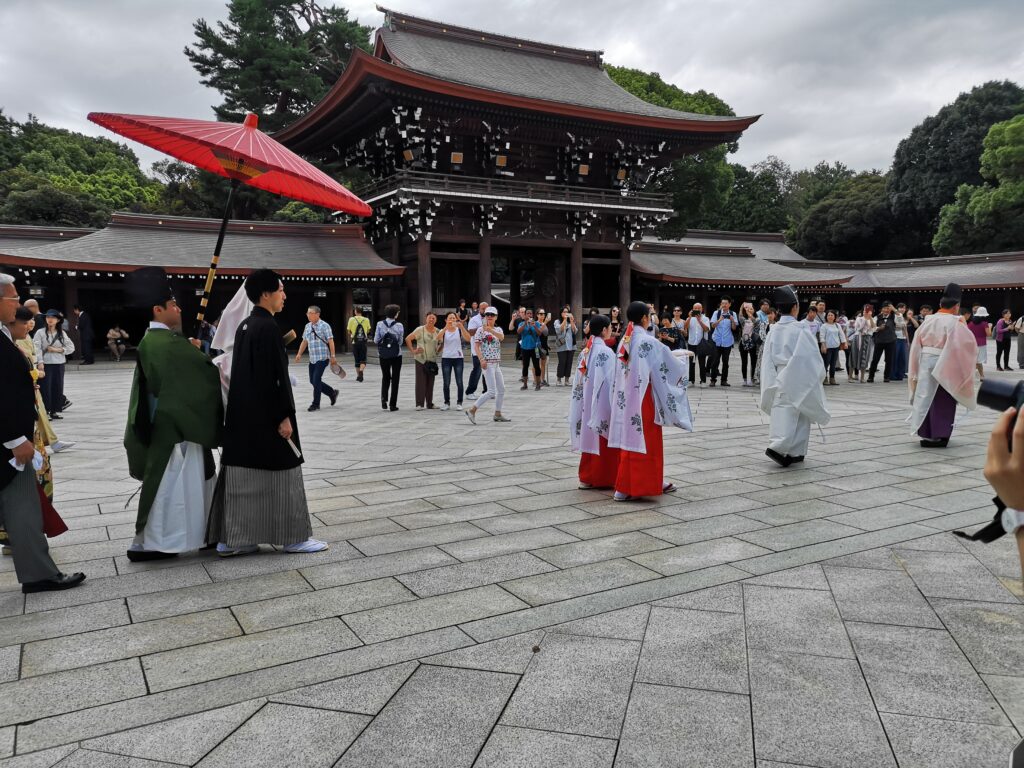 Shinto Hochzeit Shinto Hochzeit im Meiji-Schrein