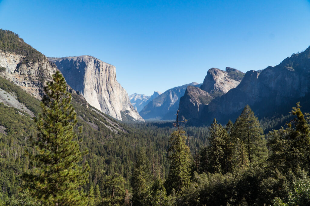 Tunnel View Point mit Blick auf das Valley