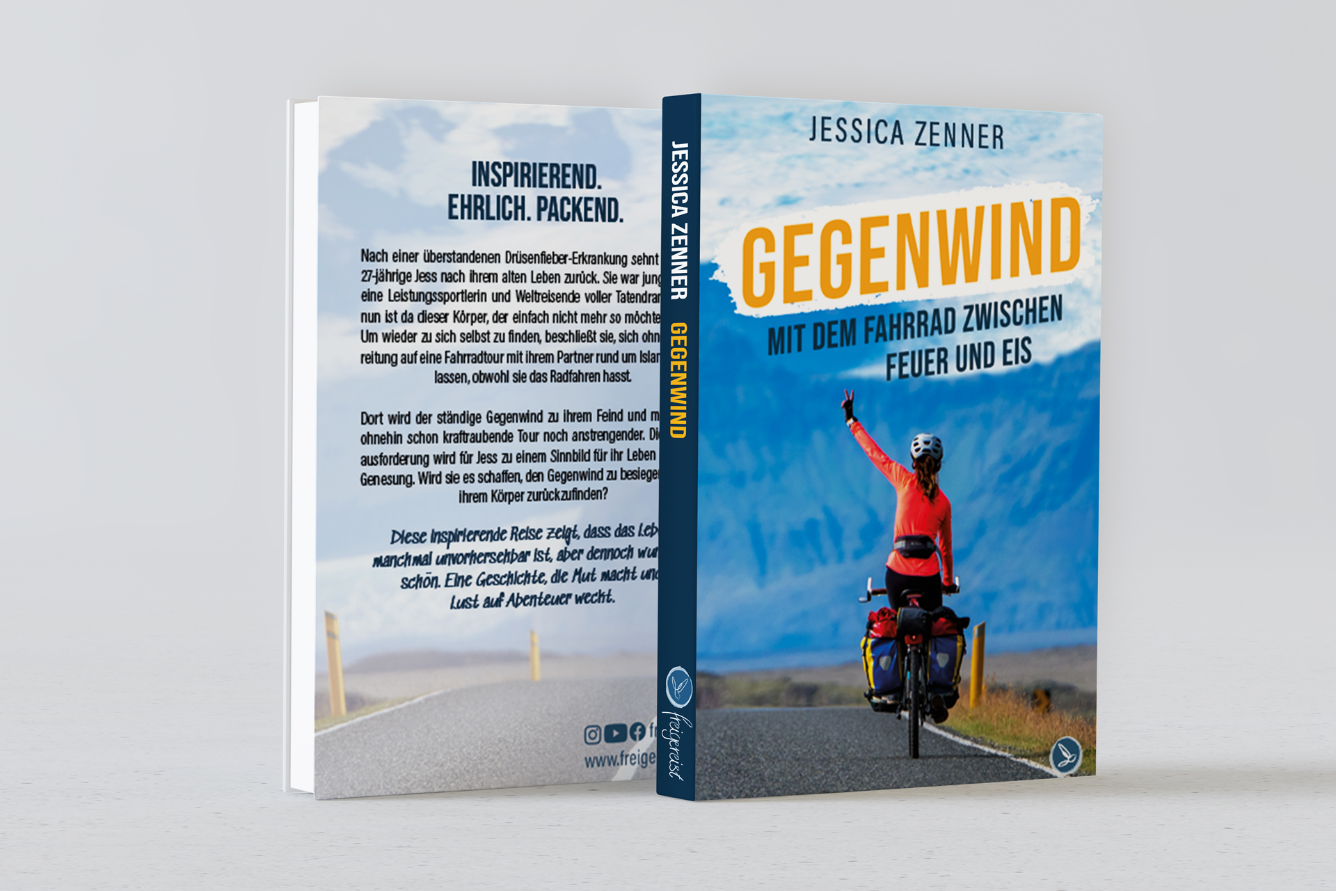 Gegenwind - Mit dem Fahrrad zwischen Feuer und Eis. Das Buch von Autorin und Weltreisende Jessica Zenner