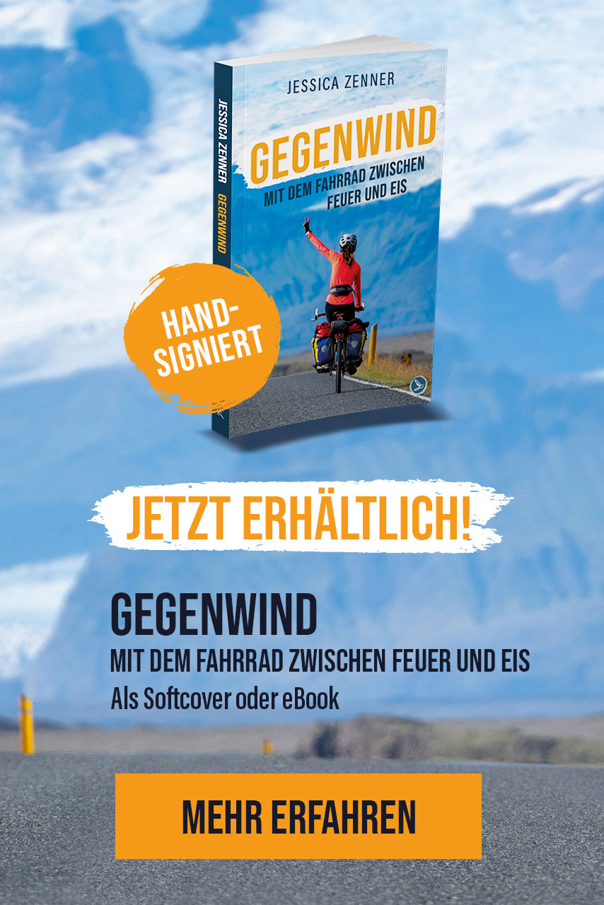 Das Buch Gegenwind - Mit dem Fahrrad zwischen Feuer und Eis ist jetzt vorbestellbar!