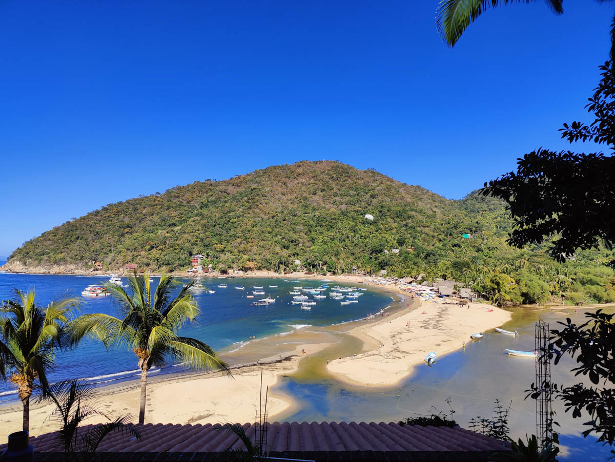 Der Strand von Yelapa in Mexiko