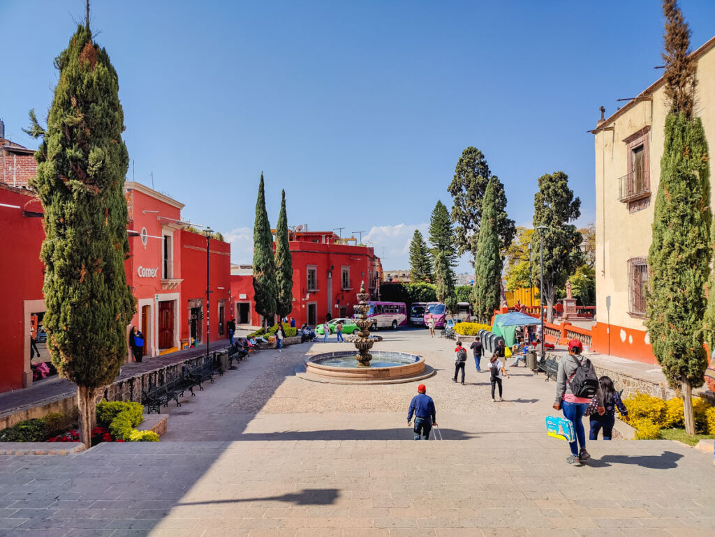 Blick auf den Plaza de Soledad