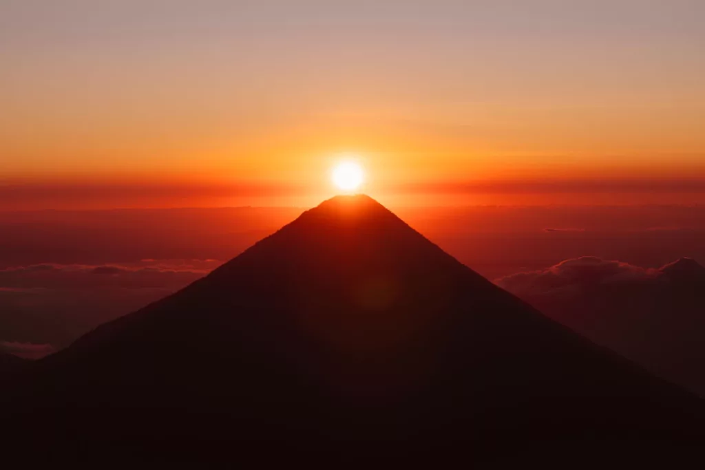 Sonnenaufgang über Guatemala