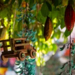 Dekoration im Cafe Voz in San Juan lago de Atitlan