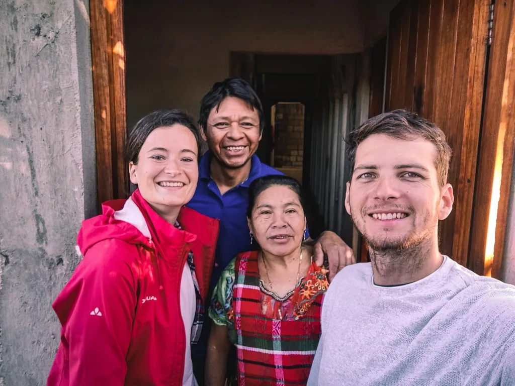 Selfie mit unseren Gastgebern