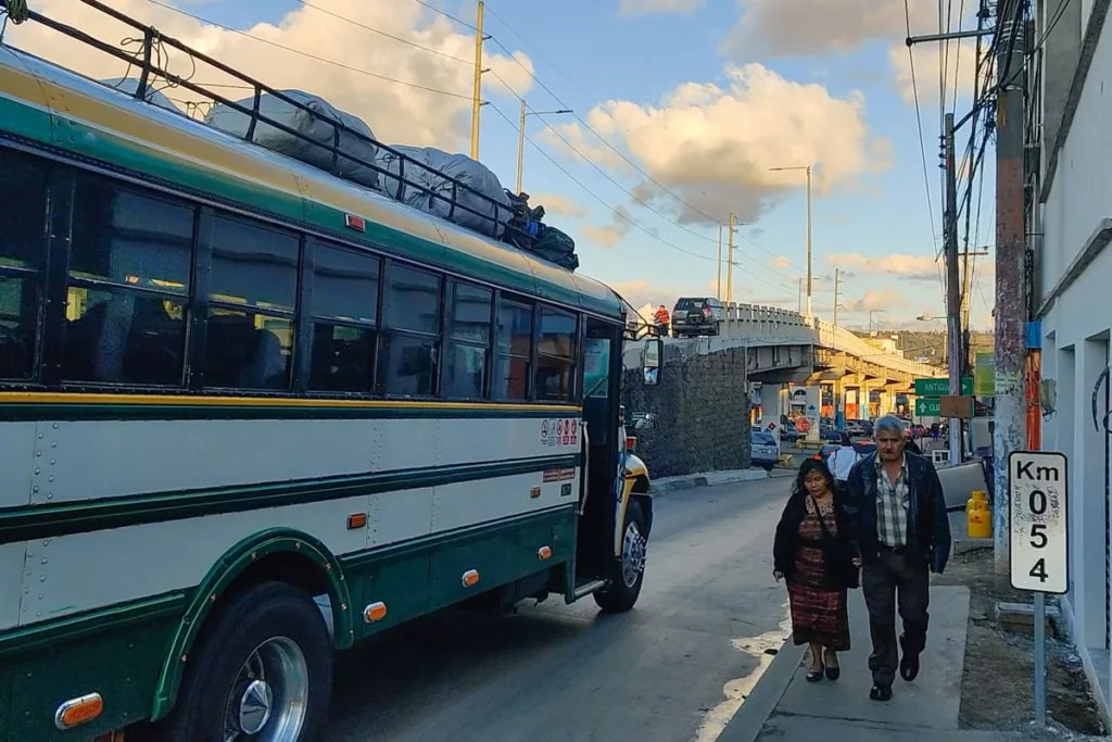 Chickenbus in Guatemala