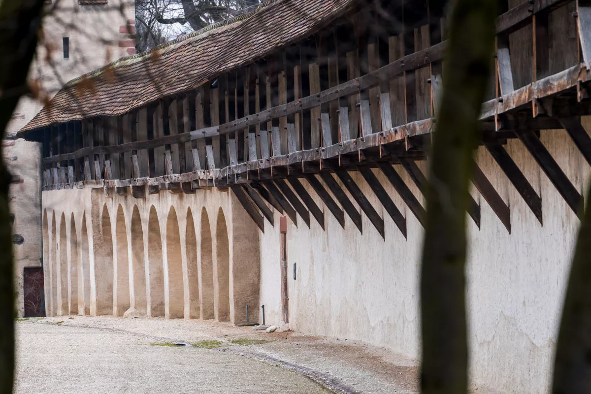 Die Stadtmauer von Basel