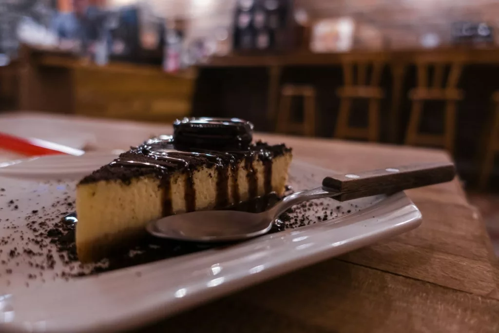 Kuchen im Cadek Cafe in Santa Ana