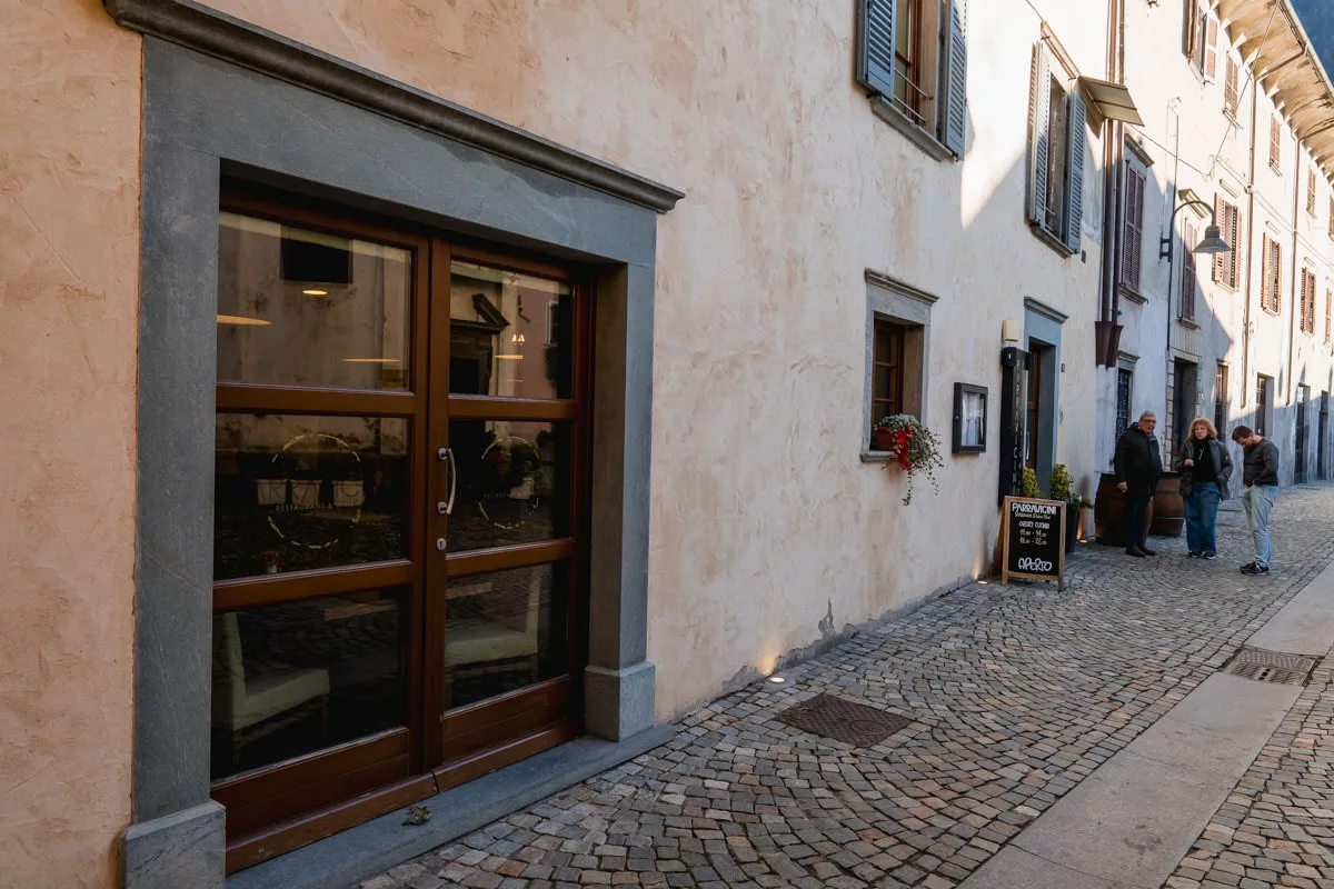 Das Restaurant in Tirano
