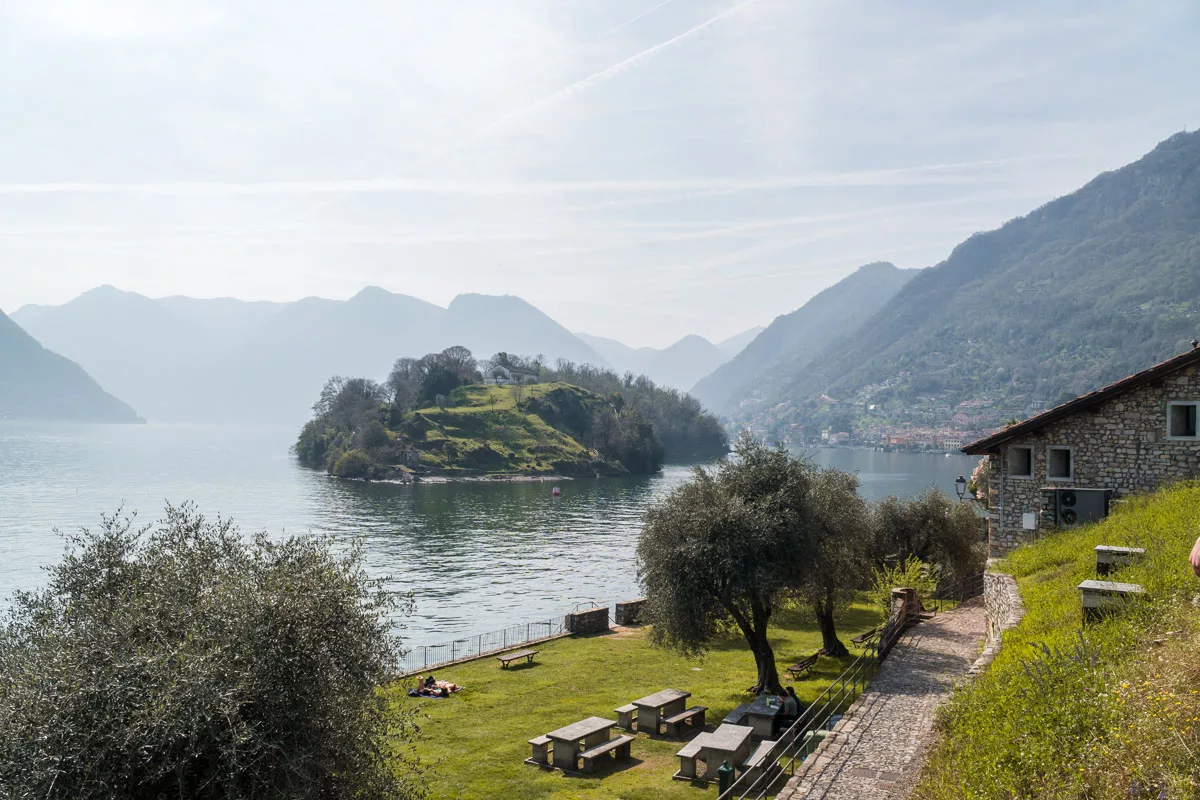Ausblick Comer See