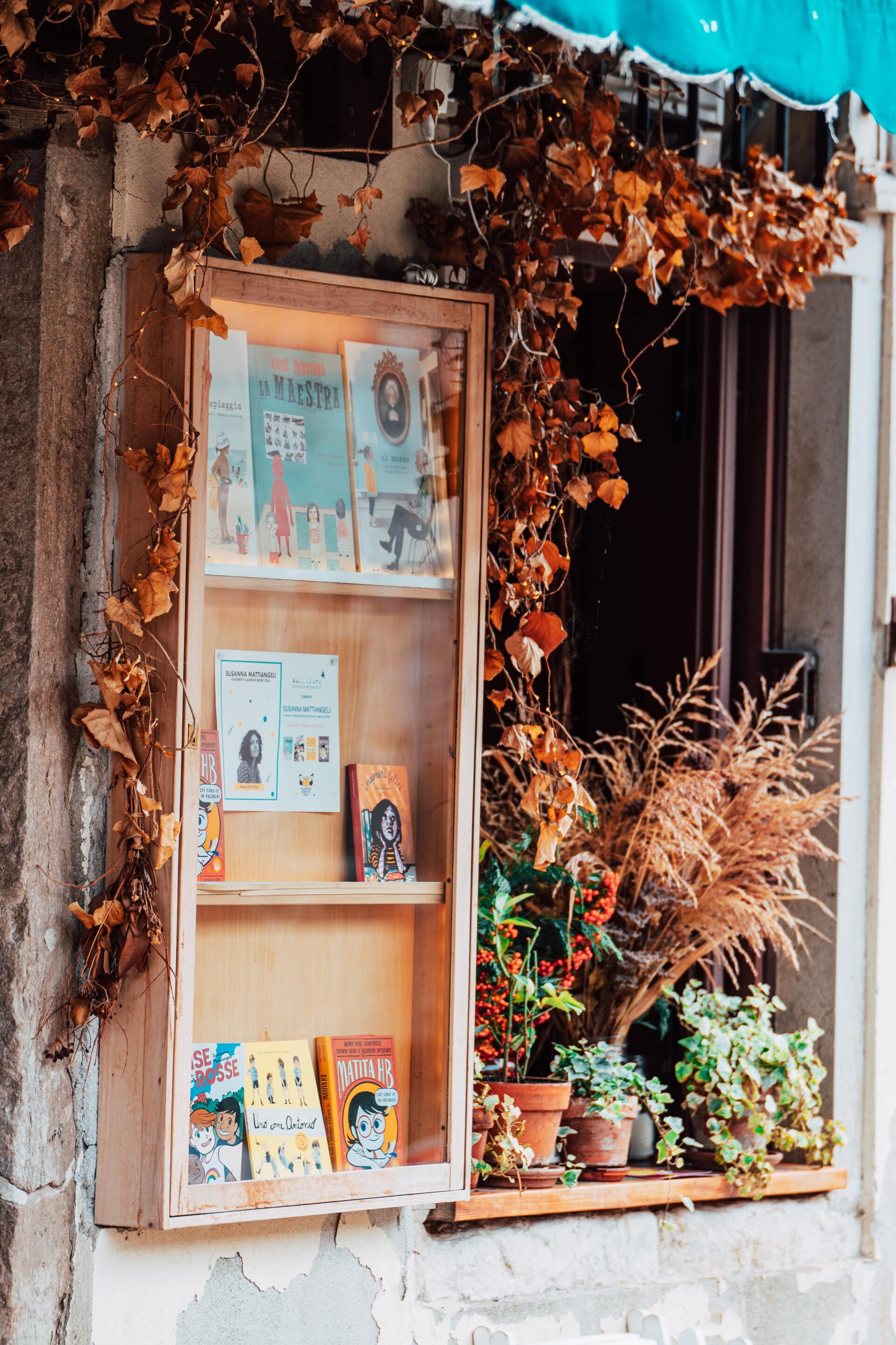 Kleiner Buchladen in Venedig