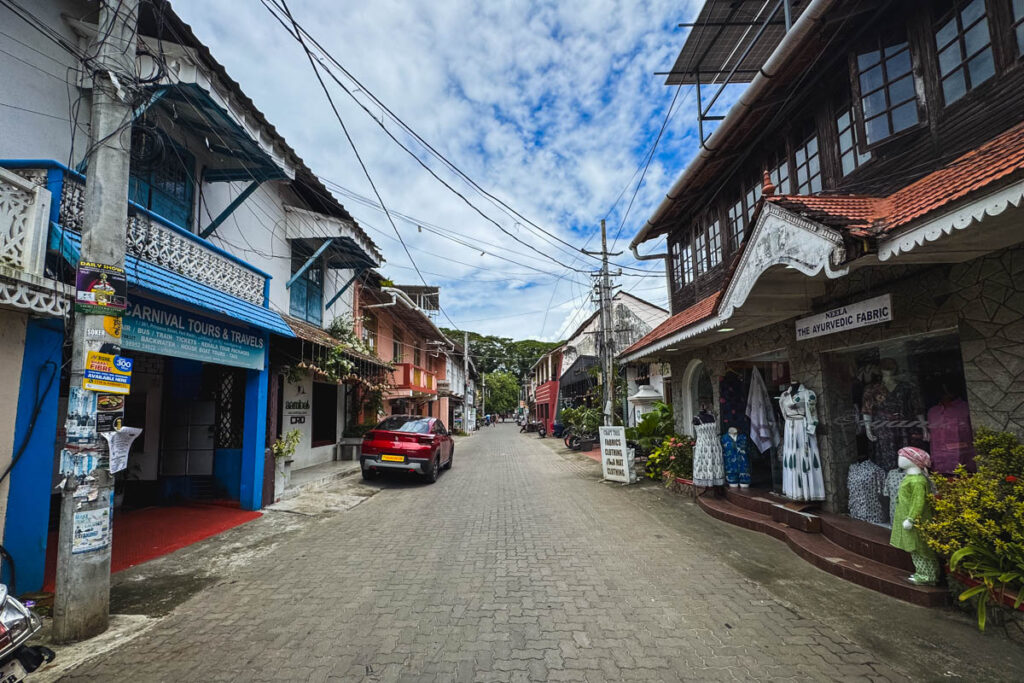 Die Gassen von Fort Kochi