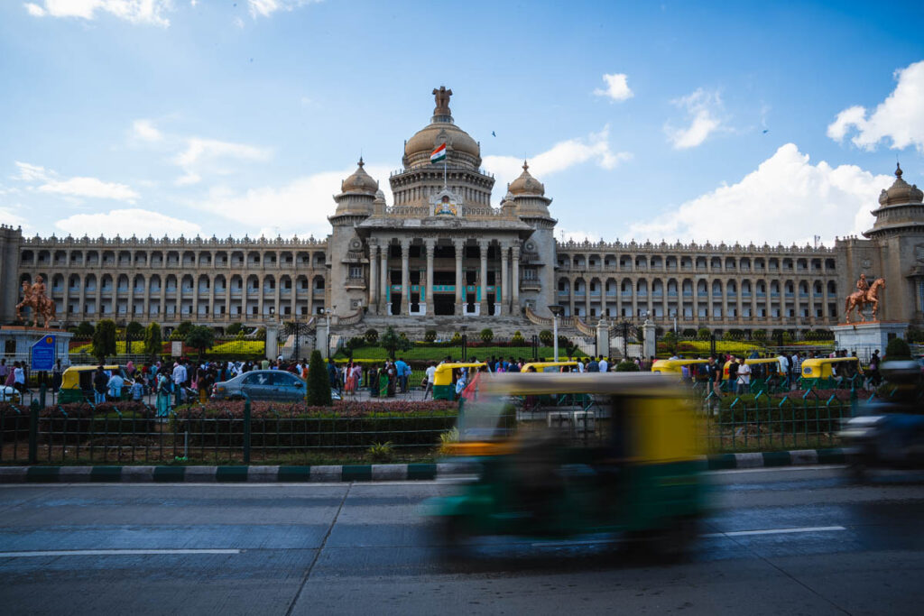 Das Regierungsgebaeude von Karnataka in Bengaluru