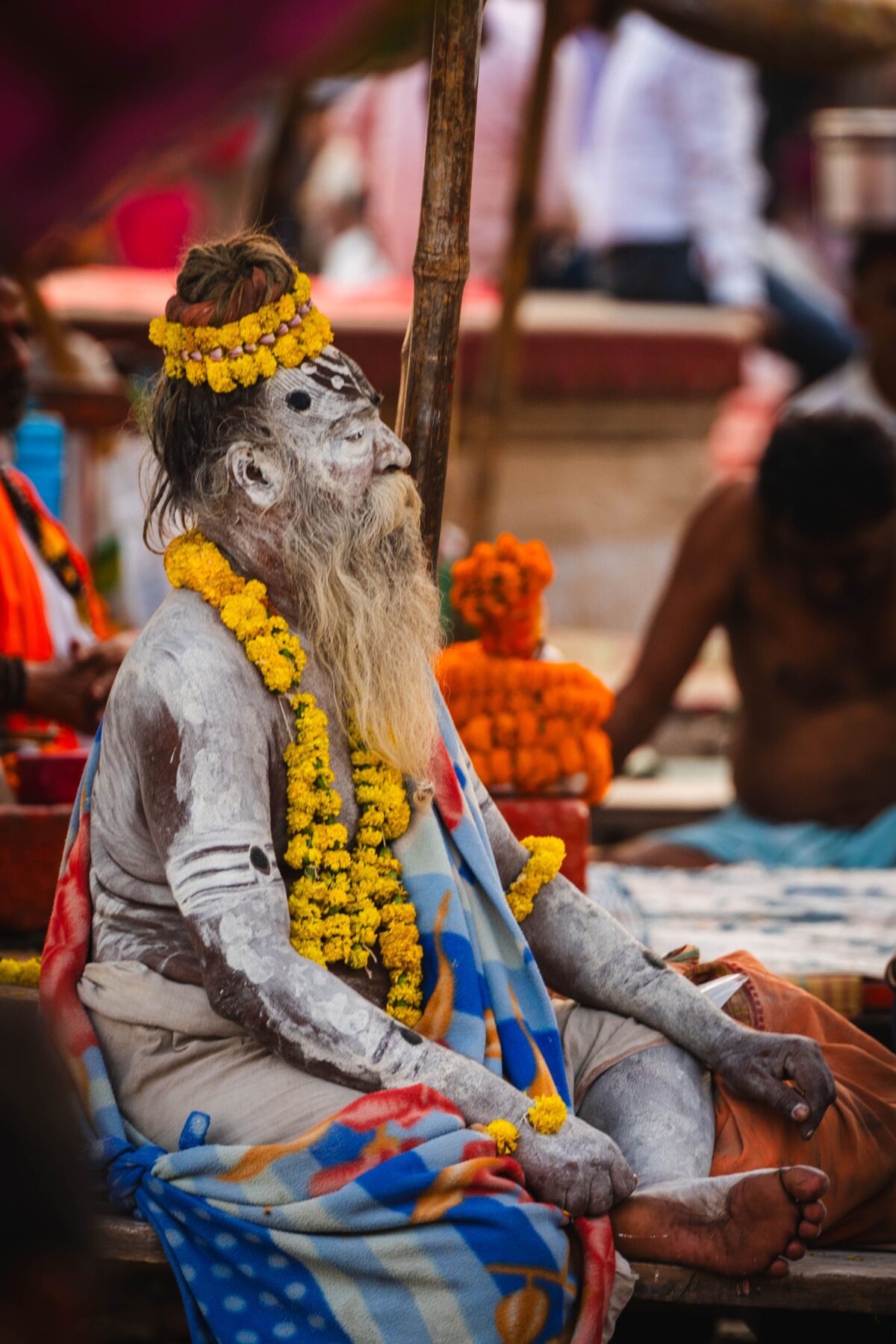 Ein heiliger Bettelmönch, sogenannter Sadhu