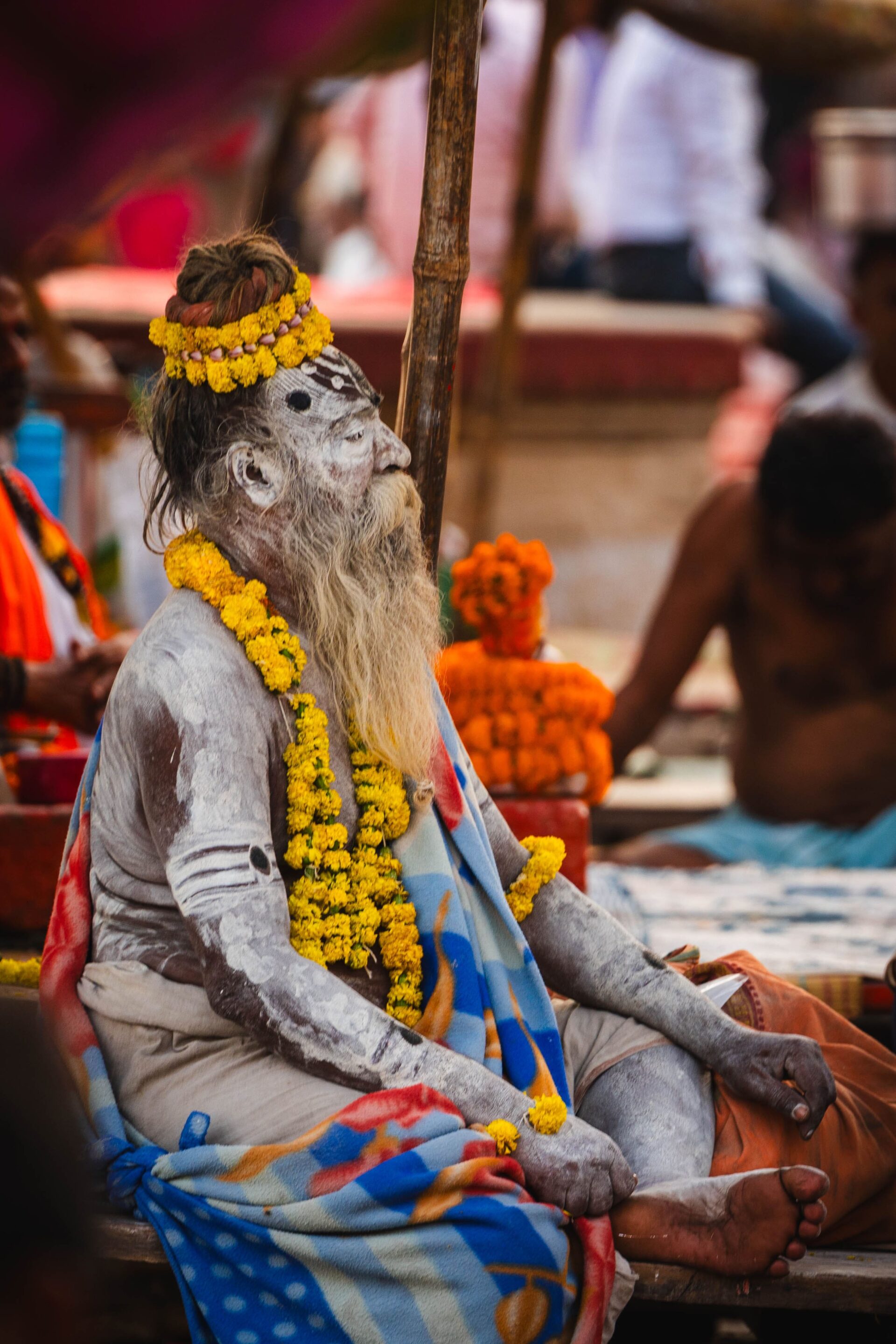 Ein heiliger Bettelmönch, sogenannter Sadhu
