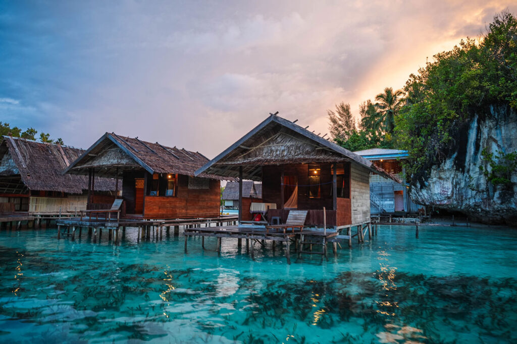 Annos Homestay vom Boot aus