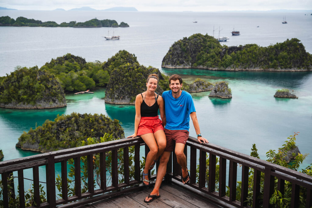 Jess und Tobi am Piaynemo Viewpoint