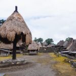 Bena, ein Traditionelles Dorf der Insel Flores in Indonesien