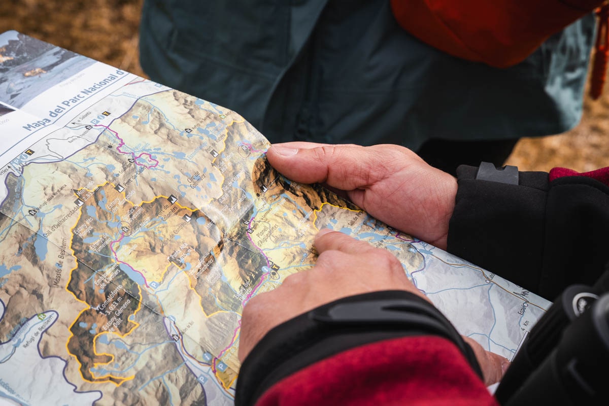 Ein Blick auf die Karte