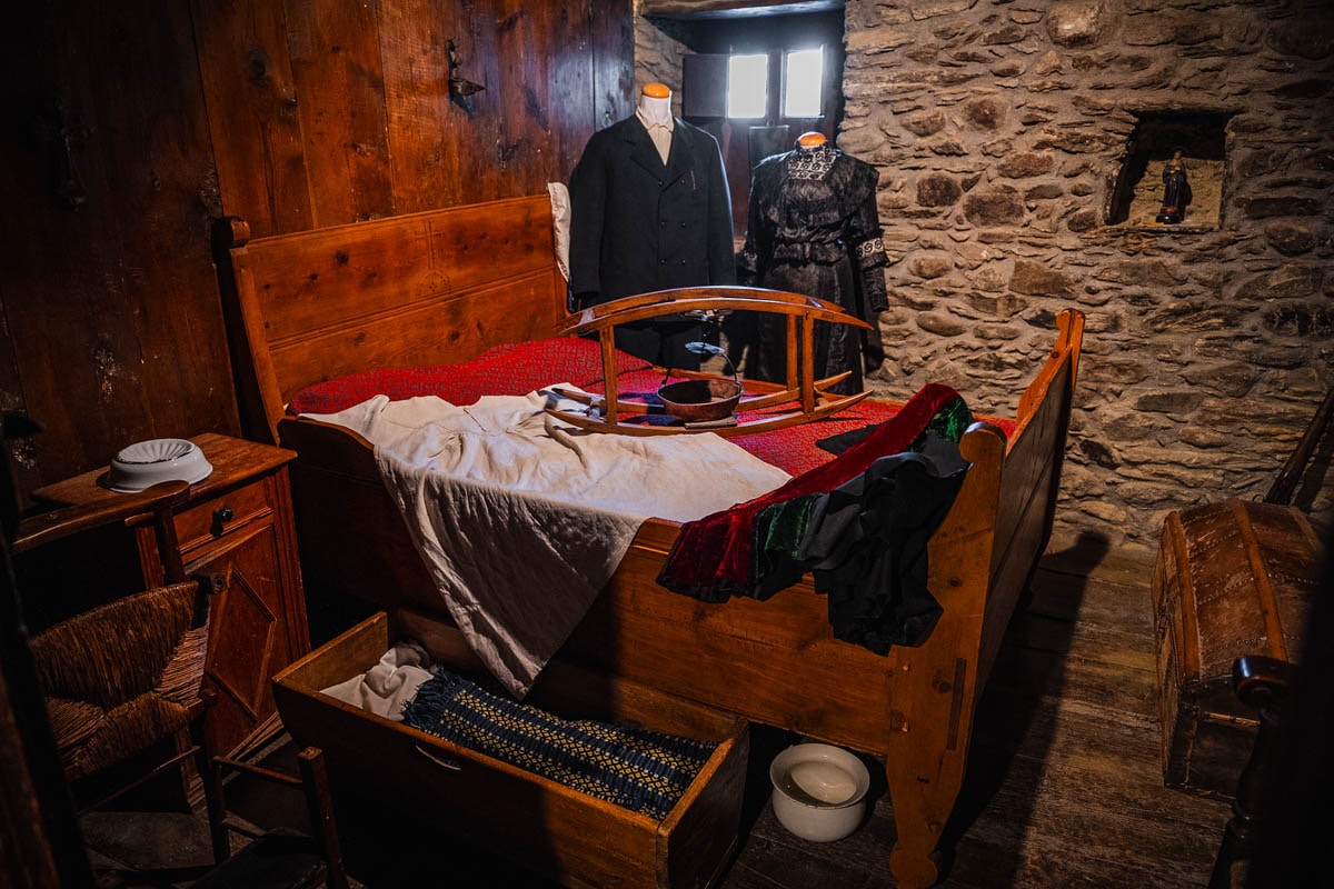Einrichtung Schlafzimmer Ecomuseum