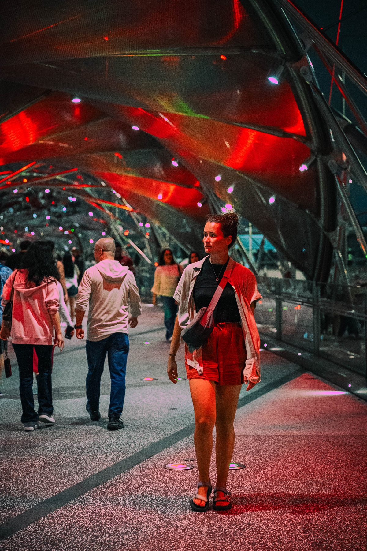 Kostenlos: die Helix Brücke in Singapur