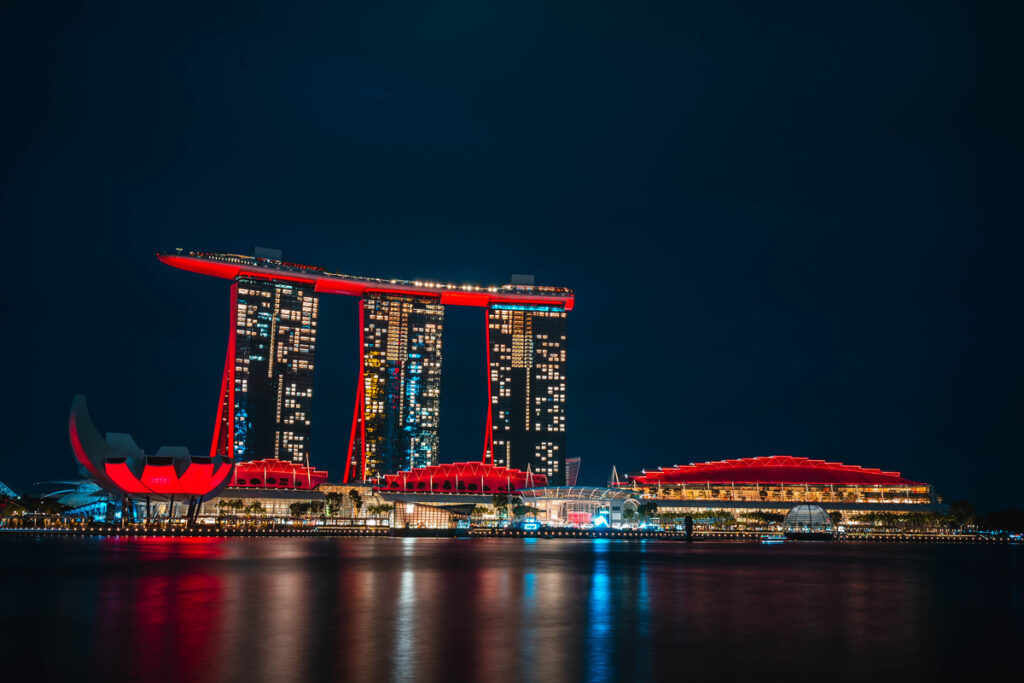 Das Marina Bay Sands Hotel in Singapur
