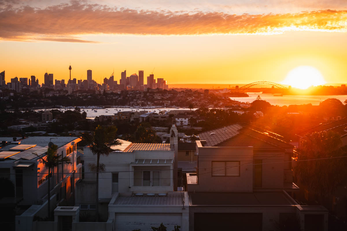 Dover Heights eignet sich perfekt zum Sonnenuntergang schauen