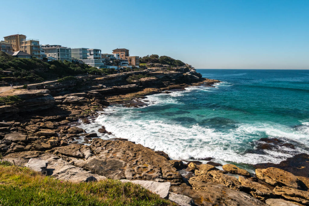 Bondi to Cogee Walk Aussicht auf die Klippen