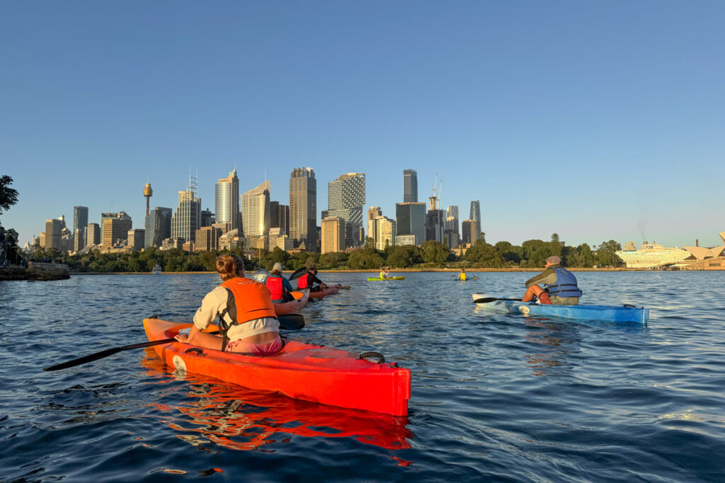 Sydney per Kayak entdecken: Ein Geheimtipp, um die Sehenswürdigkeiten mal aus einer anderen Perspektive zu sehen
