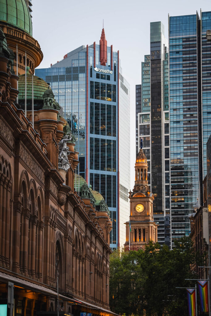 Blick auf das Queen Victoria Building