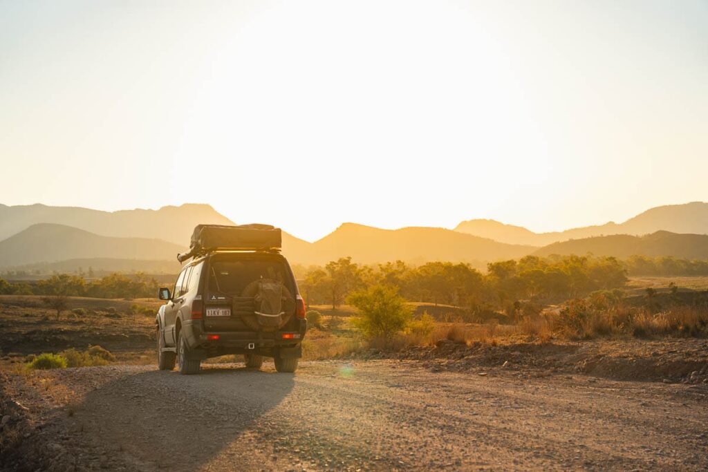 Straßenverhältnisse im Ikara Flinders Ranges Nationalpark Erfahrungen