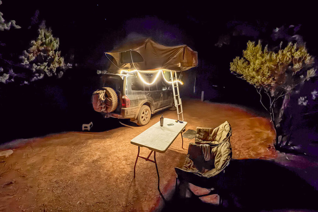 Camping im Acraman Campground im Ikara Flinders Ranges Nationalpark