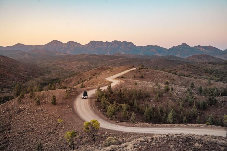 Ikara Flinders Ranges Nationalpark - Sonnenaufgang Razorback Lookout