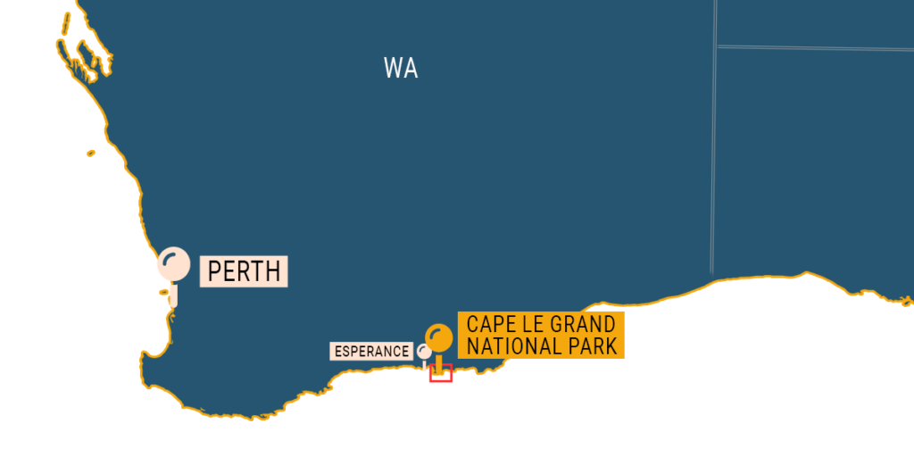 Cape Le Grand Nationalpark liegt 700 km von Perth entfernt
